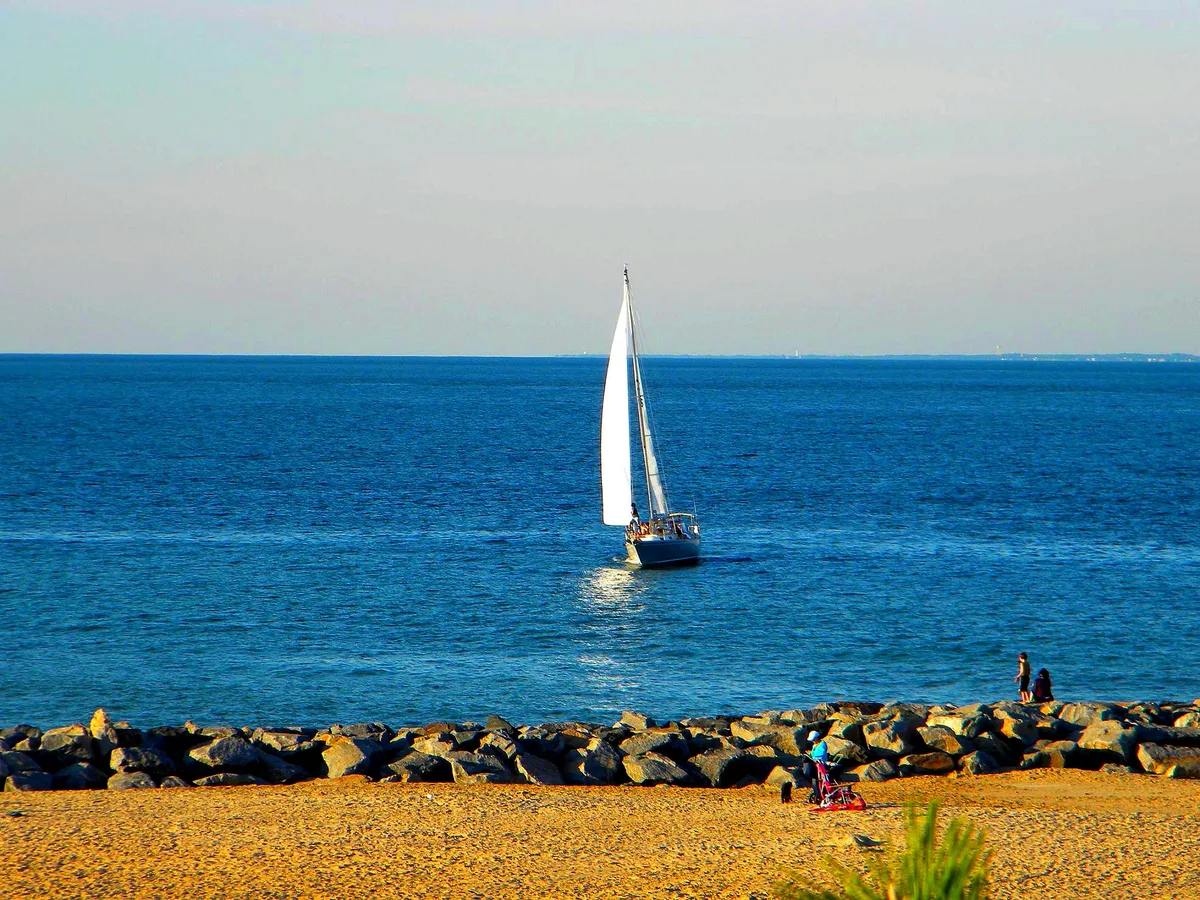 Herring Point Beach, Lewes, Mid-Atlantic Coast, United States