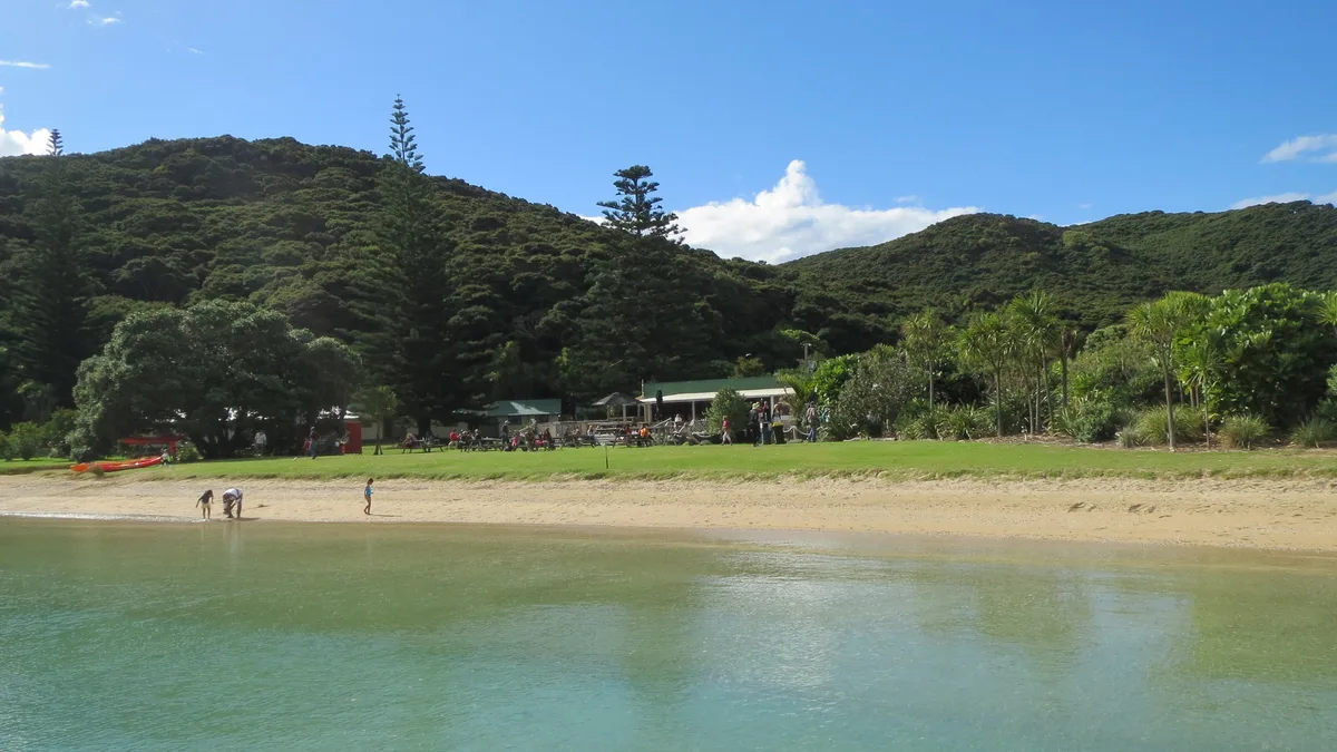 Urupukapuka Island-Strand, Bay of Islands, Northland, Neuseeland — 5