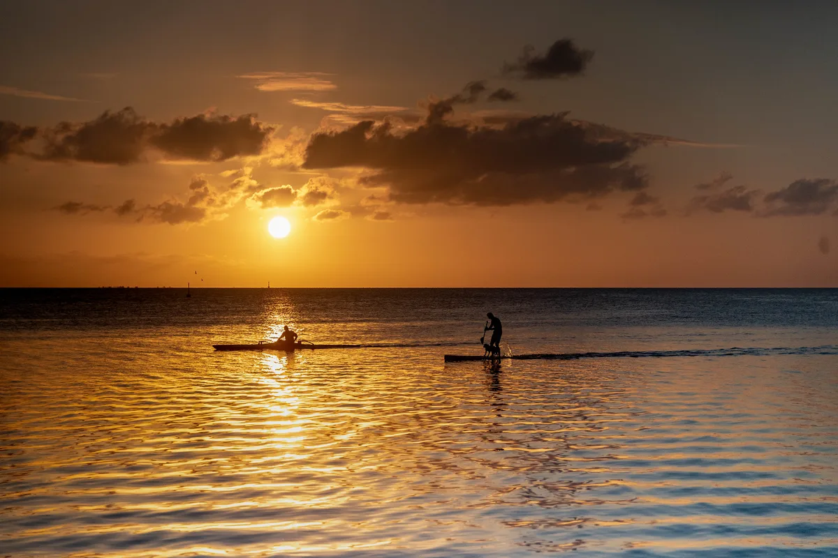 Taihi Beach, Bora-Bora, Society Islands, French Polynesia