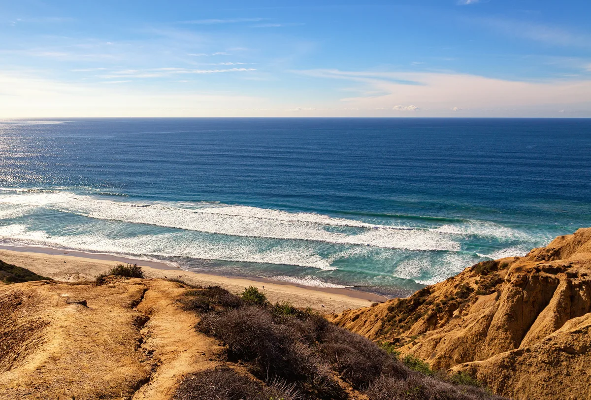 Black's Beach, San Diego, California Coast, États-Unis