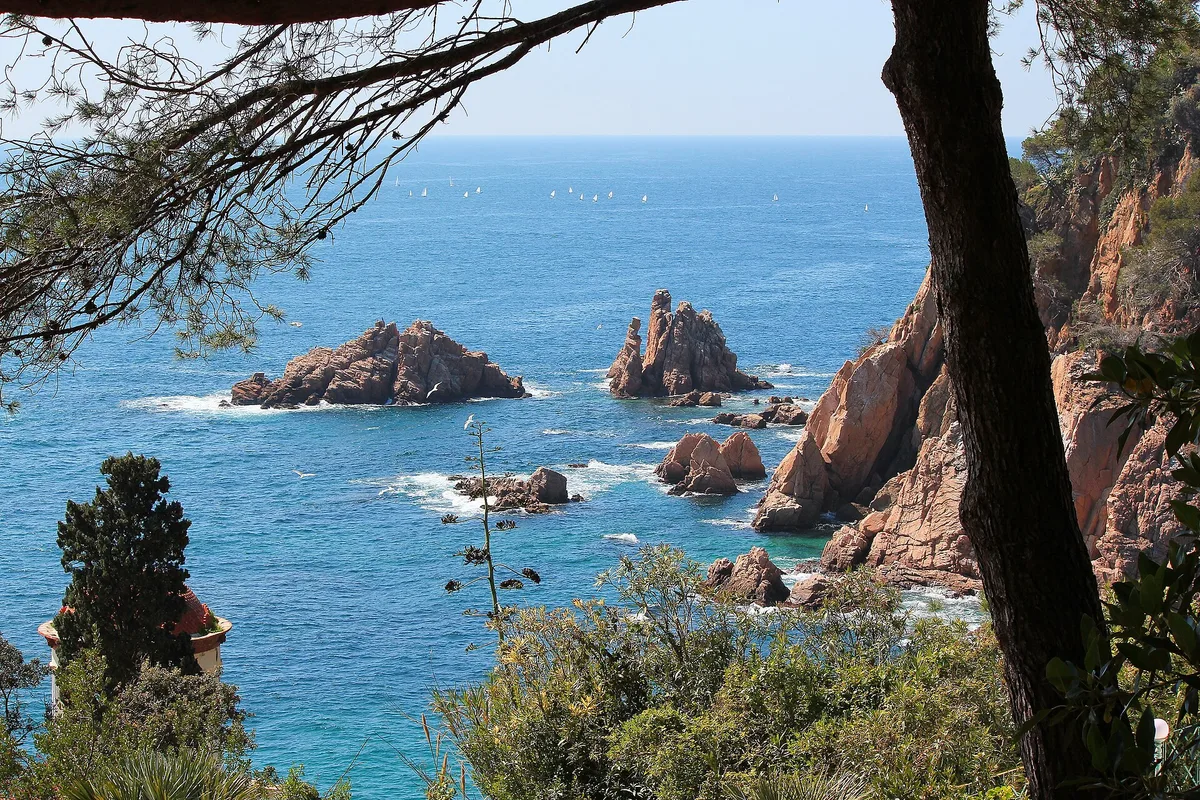 Cala Bona, Blanes, Catalonia, España — 2