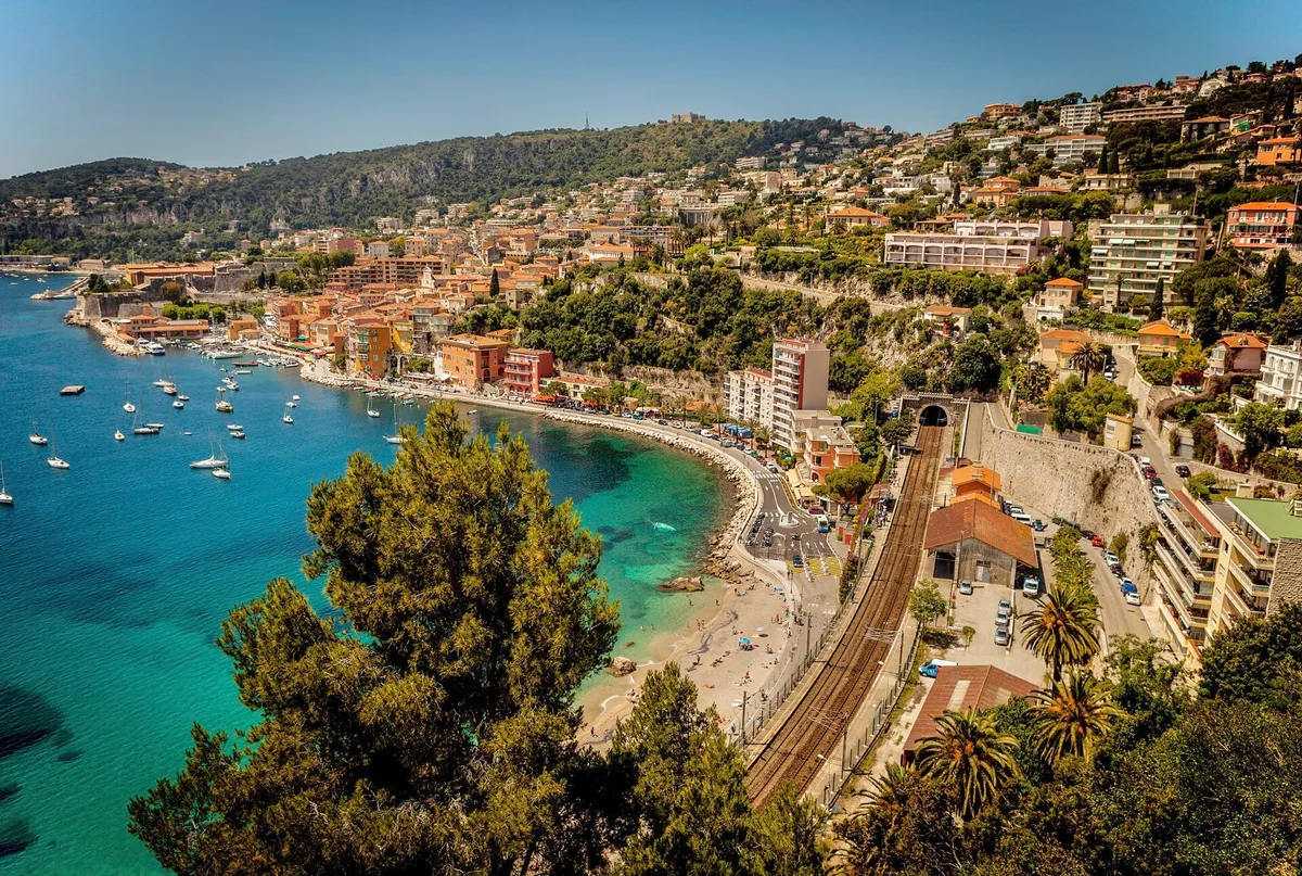 Plage des Marinieres, Villefranche-sur-Mer, Provence-Alpes-Côte d'Azur, France