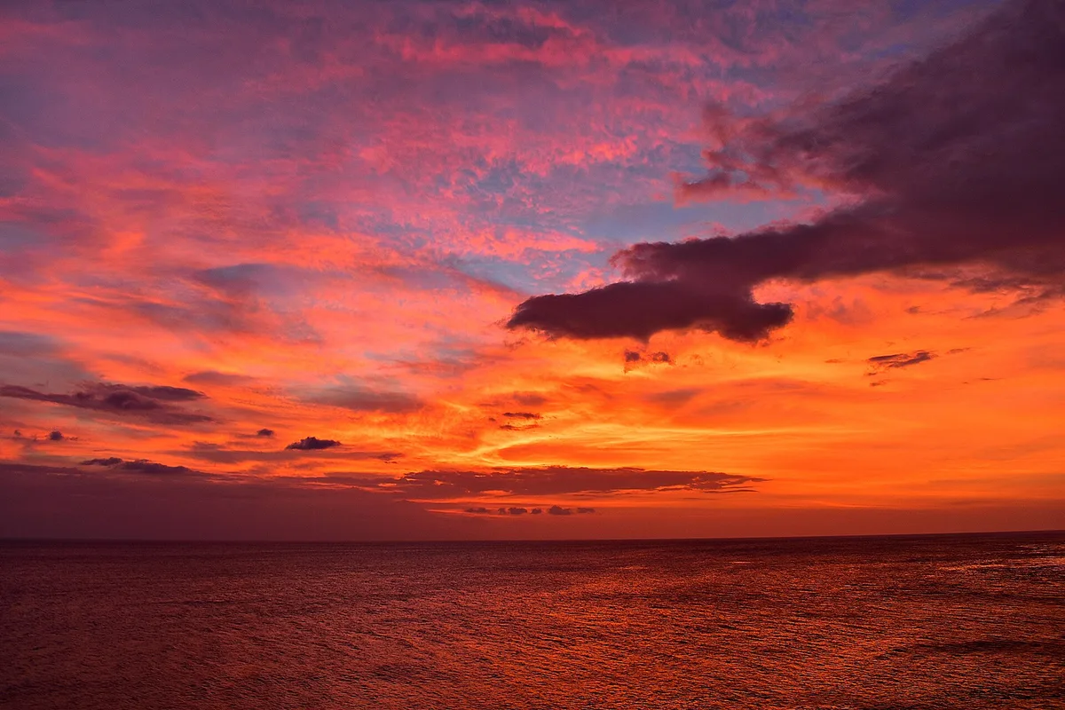 Plage de Senggigi, Batu Layar, Lesser Sunda Islands, Indonésie — 2
