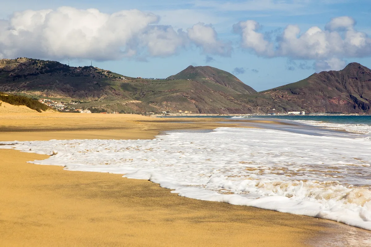 Porto Santo-Strand, Vila Baleira, Madeira Archipelago, Portugal — 2