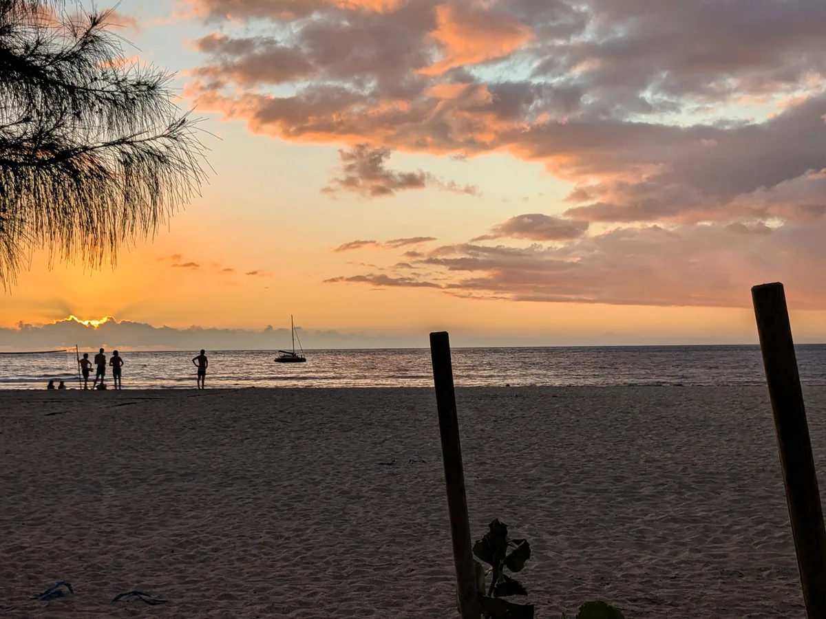 Brisants-Strand, Saint-Paul, Réunion, Frankreich