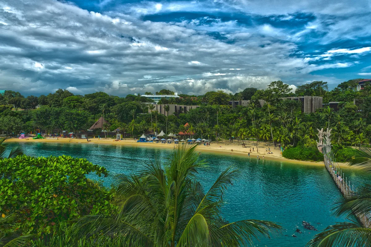 Playa de Palawan, Sentosa, South China Sea, Singapore — 6