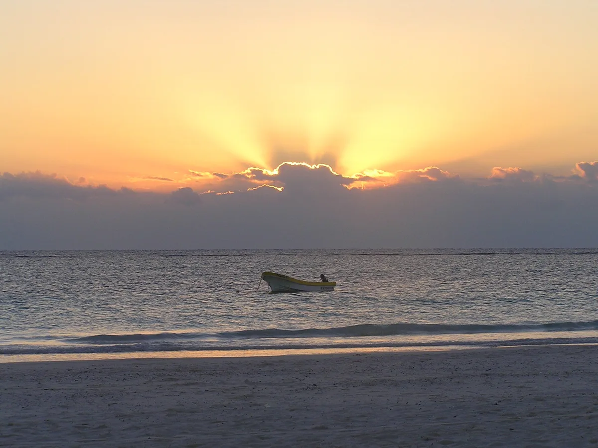 Playa Pescadores, Tulum, Yucatan Caribbean, México — 2