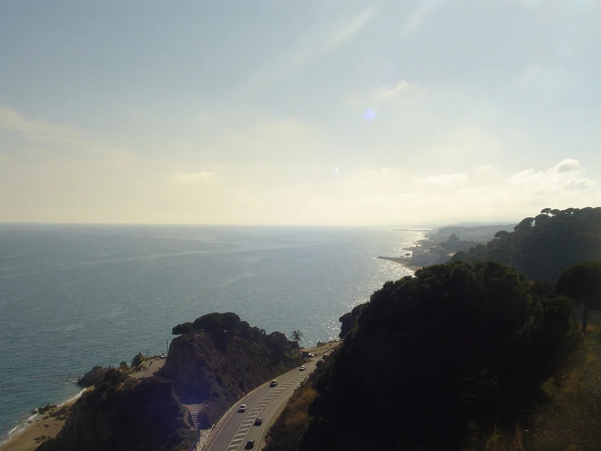 Cala Roca Grossa, Calella, Catalonia, España — 2