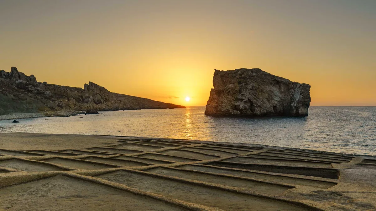 Plage de Ħondoq ir-Rummien, Żebbuġ, Maltese Islands, Malte