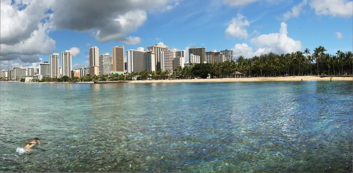 Playa de Waikiki, Honolulu, Hawaii, Estados Unidos