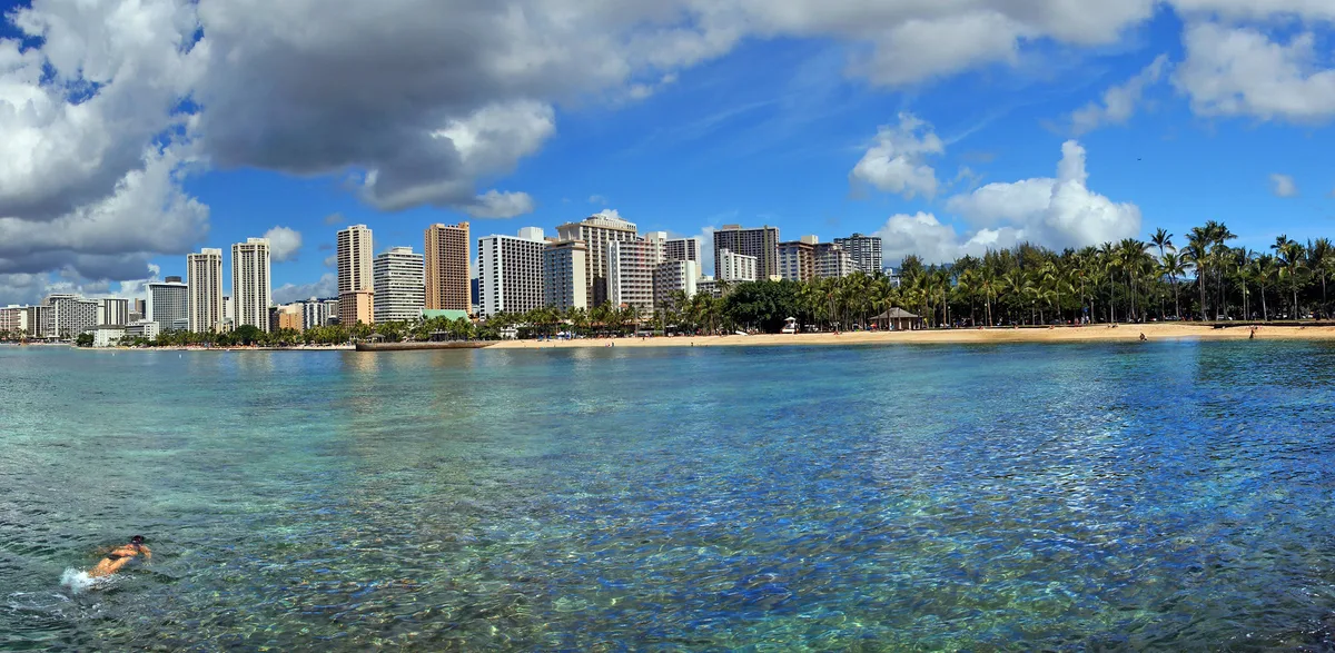 Playa de Waikiki, Honolulu, Hawaii, Estados Unidos — 2