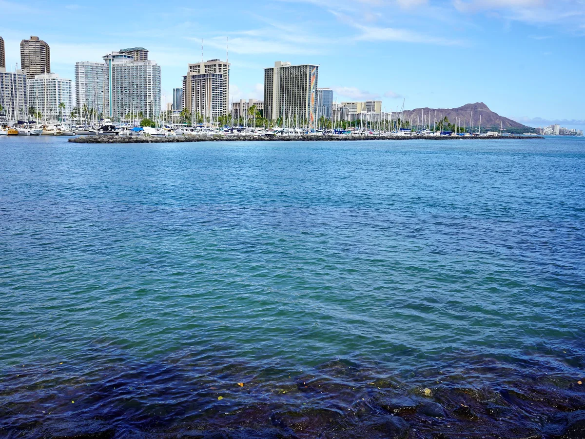 Playa de Waikiki, Honolulu, Hawaii, Estados Unidos — 4