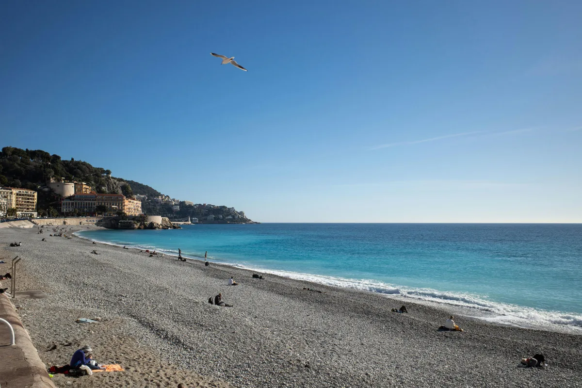 Plage de Carras, Nice, Provence-Alpes-Côte d'Azur, France — 3