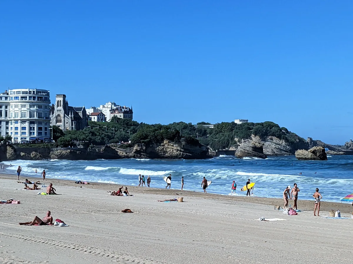 Grande-Plage-Strand, Biarritz, Nouvelle-Aquitaine, Frankreich — 3