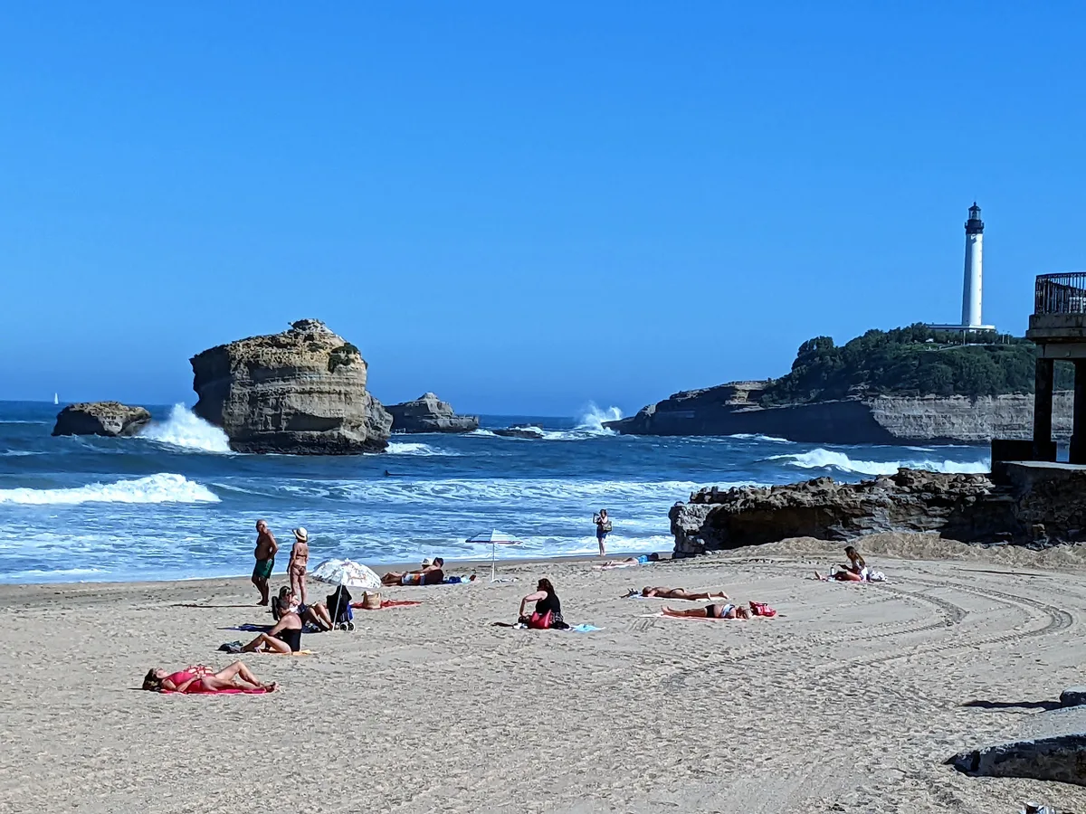 Grande-Plage-Strand, Biarritz, Nouvelle-Aquitaine, Frankreich — 4