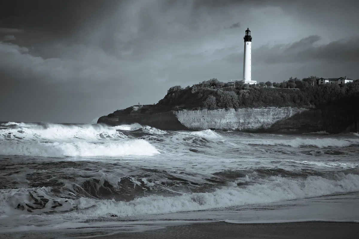Grande-Plage-Strand, Biarritz, Nouvelle-Aquitaine, Frankreich