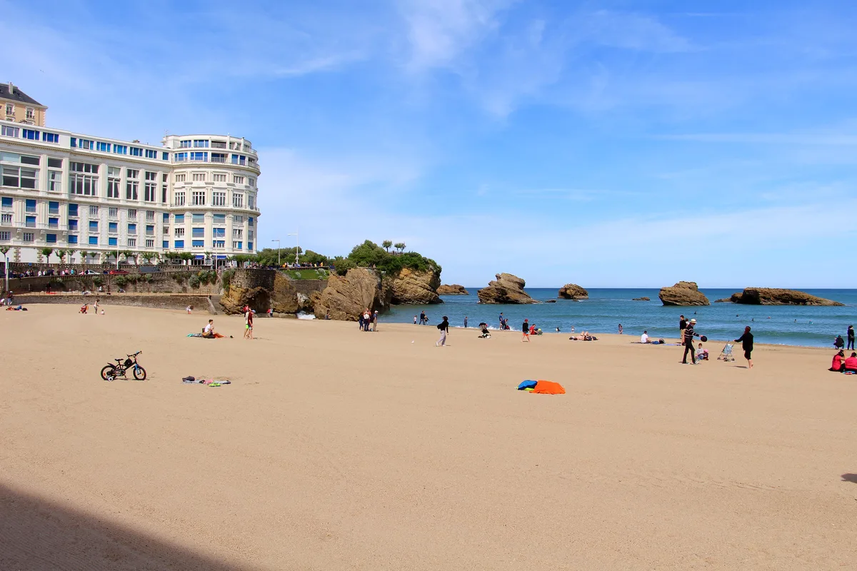 Grande-Plage-Strand, Biarritz, Nouvelle-Aquitaine, Frankreich — 6