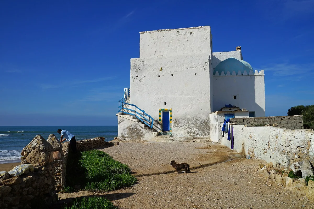 Sidi Boulfdail Beach, Smimou, Moroccan Atlantic, Morocco — 2