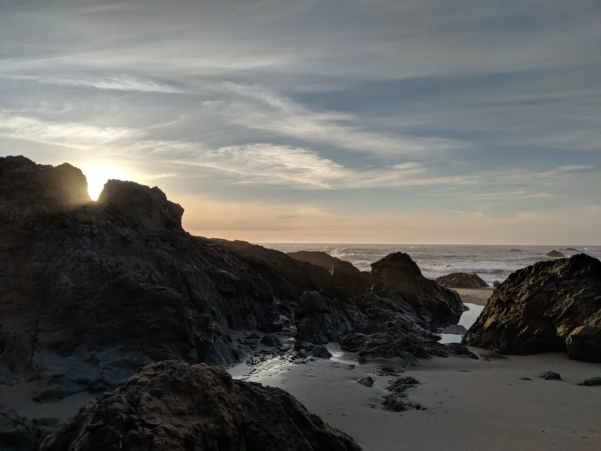 Pudding Creek Beach, Fort Bragg, California Coast, United States — 3