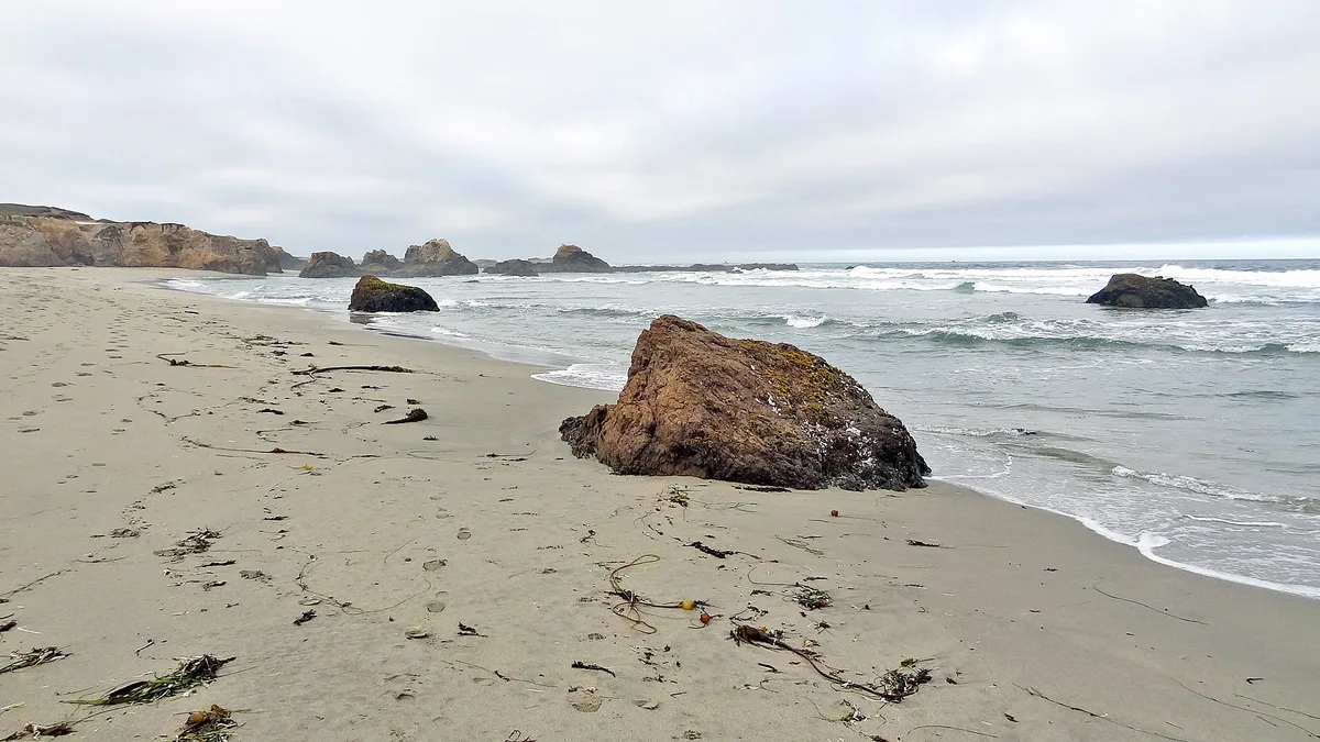 Pudding Creek Beach, Fort Bragg, California Coast, United States — 4