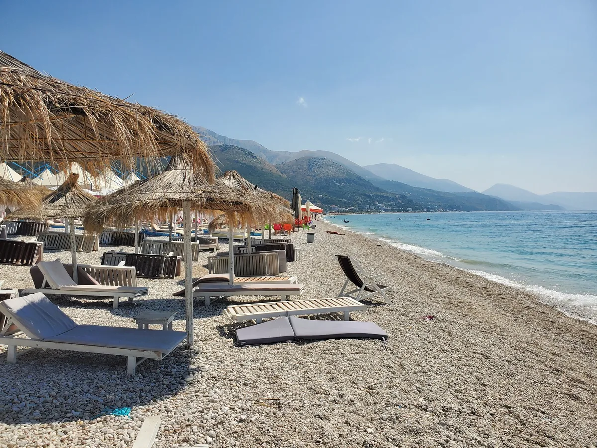 Borshit-Strand, Borsh, Adriatic, Albania — 4