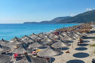Borshit-Strand, Borsh, Adriatic, Albania — 3