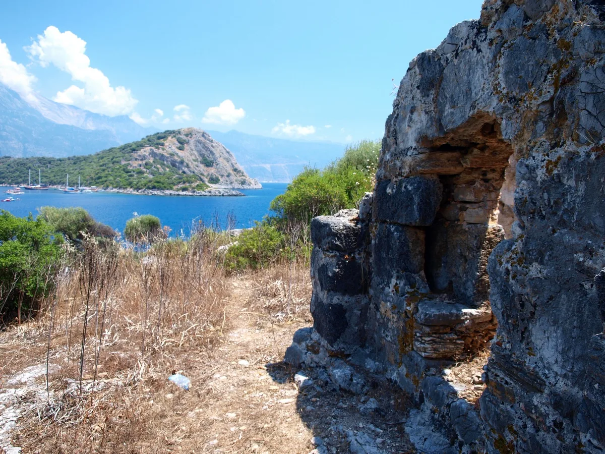 Gemiler Beach, Fethiye, Turkish Mediterranean, Turkey — 2