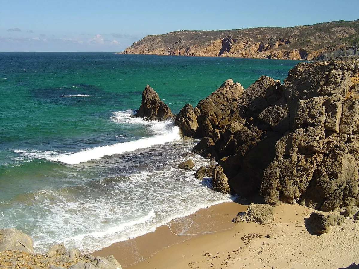 Plage d'Abano, Sintra, Portuguese Atlantic, Portugal — 2