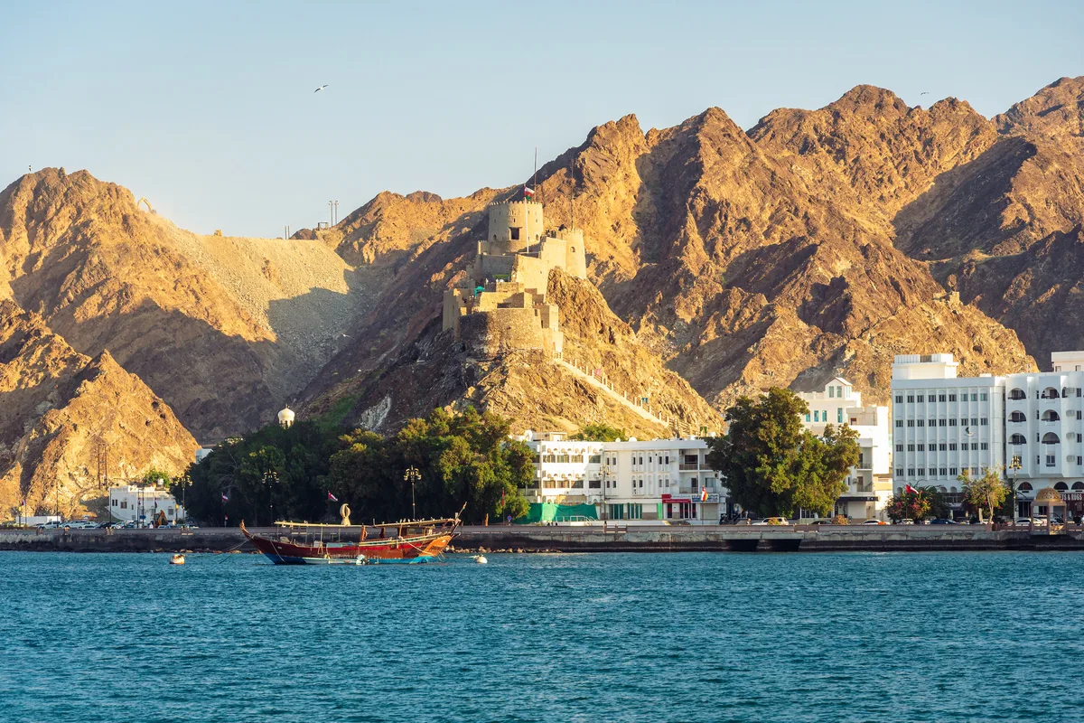 Spiaggia di Muttrah, Mutrah, Muscat Governorate, Arabian Sea, Oman
