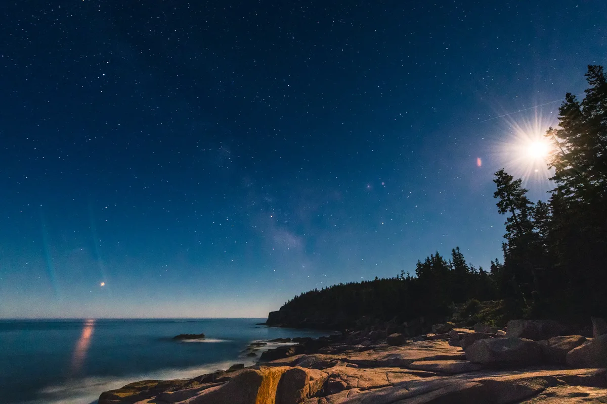 Otter Beach, Mount Desert, US Northeast, États-Unis
