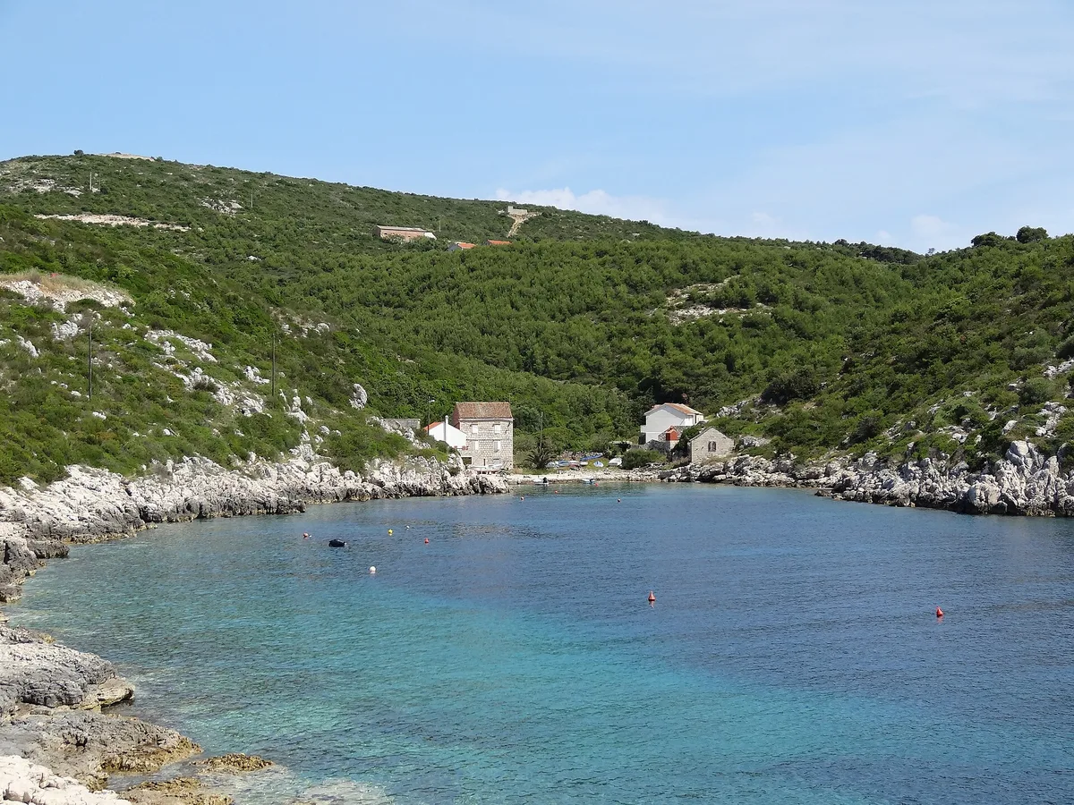 Playa de Rukavac, Vis, Dalmatia, Croacia