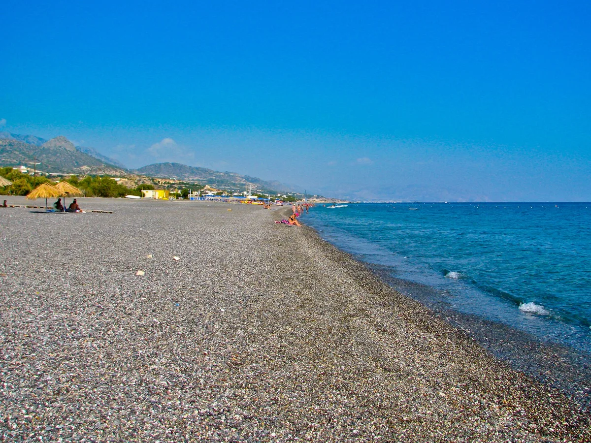 Plage de Koutsounari, Ierapetra, Crete, Grèce — 4