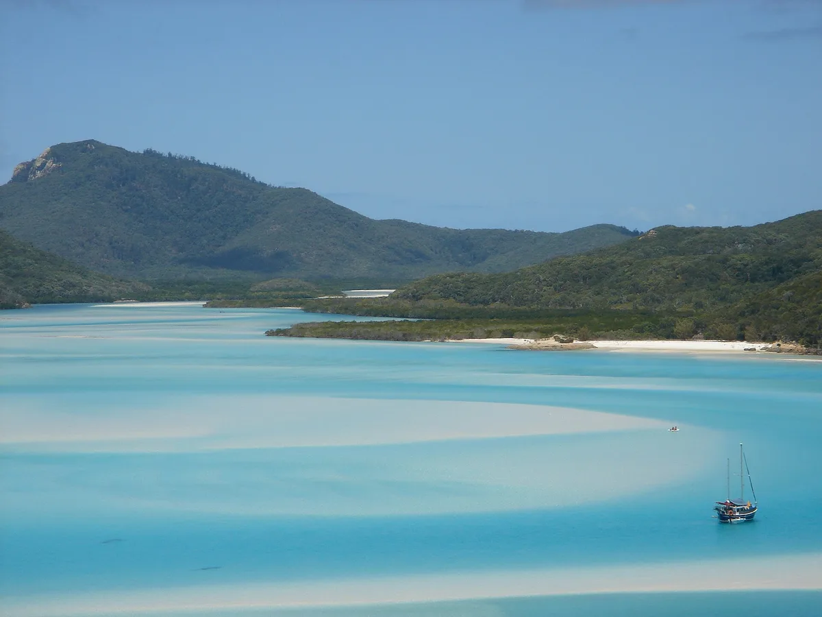 Hill Inlet-Strand, Whitsunday Island, Great Barrier Reef, Australien — 2