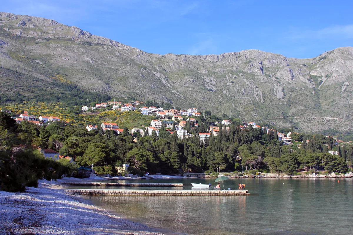 Playa de Mlini, Župa Dubrovačka, Dalmatia, Croacia — 3
