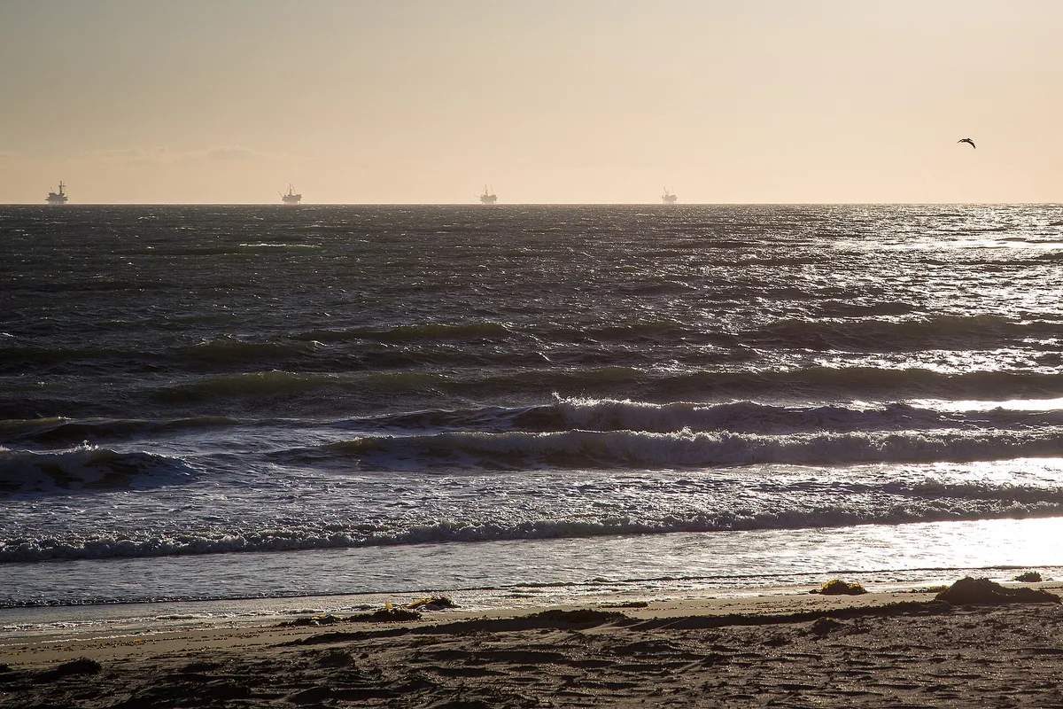 Carpinteria State Beach, Carpinteria, California Coast, États-Unis — 3