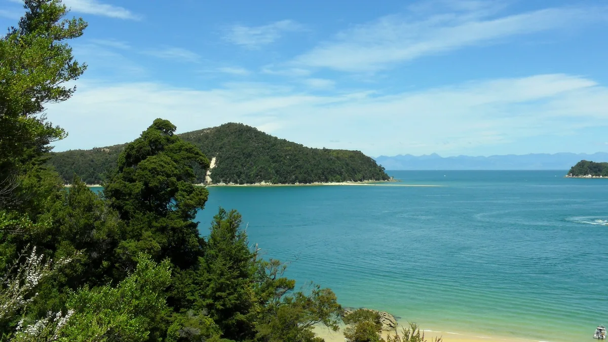 Plage de Stilwell Bay, Tasman District, Nelson-Tasman, Nouvelle-Zélande — 6