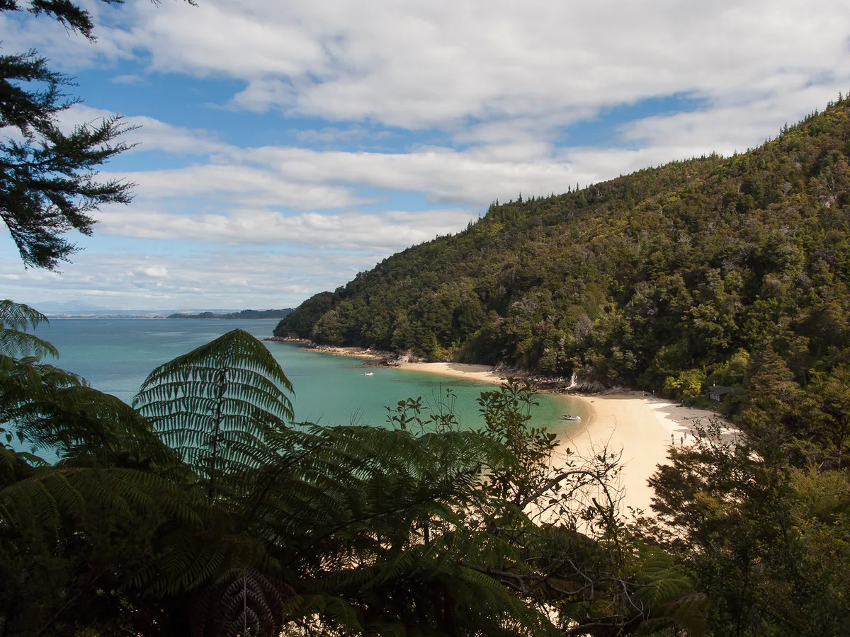 Plage de Stilwell Bay, Tasman District, Nelson-Tasman, Nouvelle-Zélande — 2