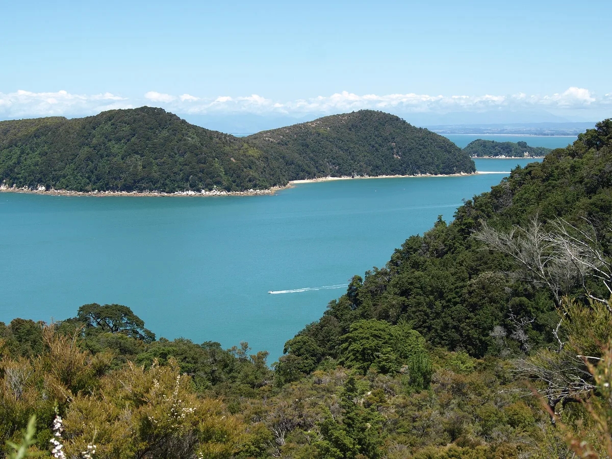 Plage de Stilwell Bay, Tasman District, Nelson-Tasman, Nouvelle-Zélande — 4