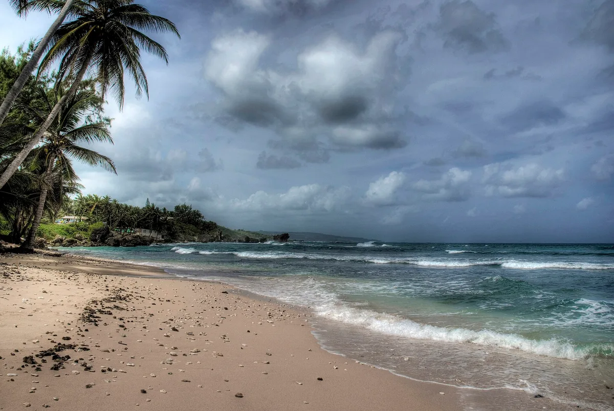 Cattlewash Beach, Saint Joseph, Lesser Antilles, Barbade