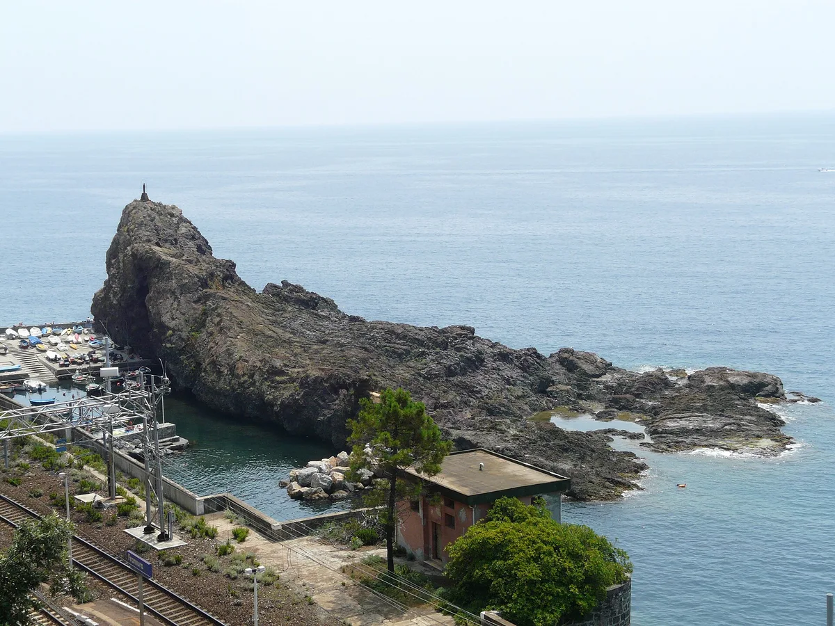 Plage de Framura, Framura, Liguria, Italie — 2
