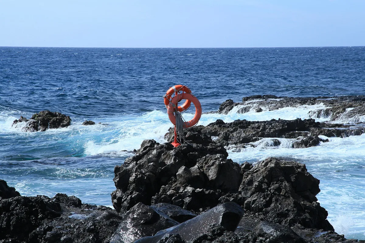 Plage de Las Arenas, Candelaria, Canary Islands, Espagne — 2