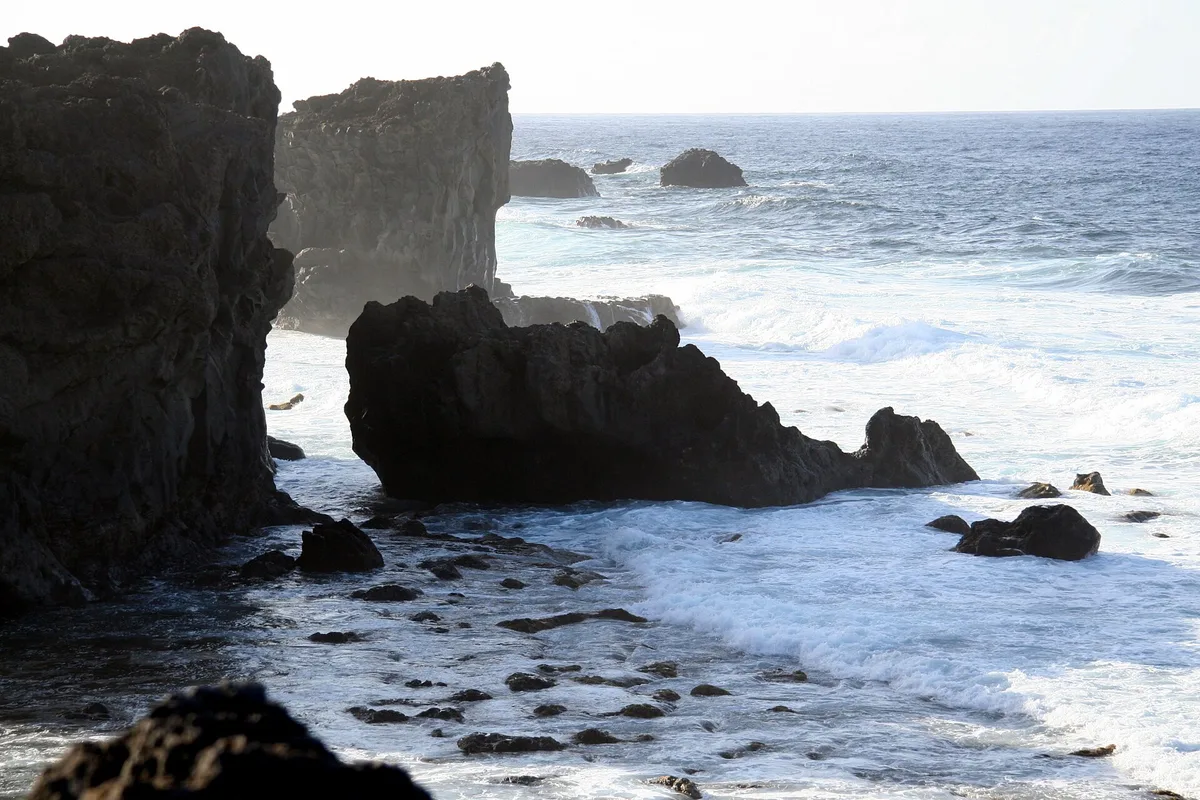 Plage de Las Arenas, Candelaria, Canary Islands, Espagne
