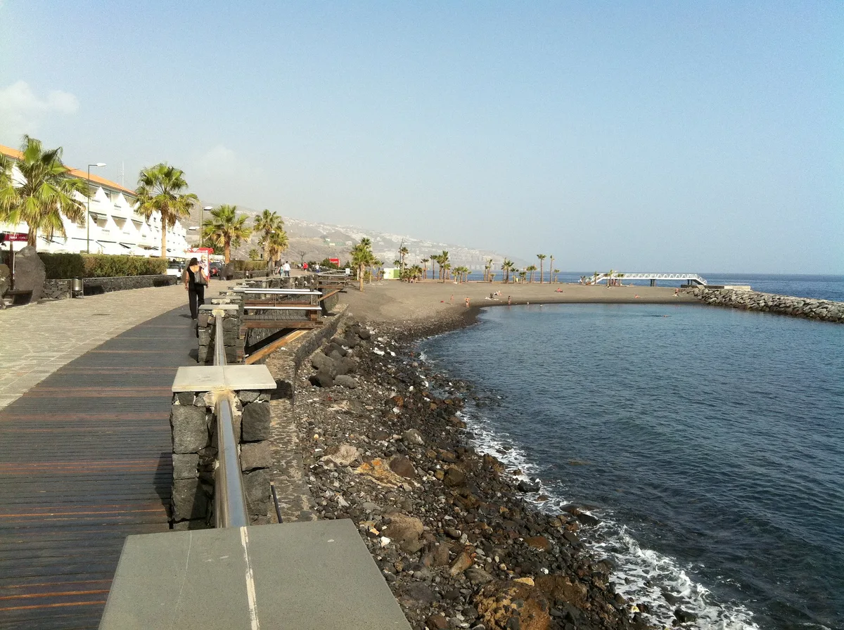 Plage de Las Arenas, Candelaria, Canary Islands, Espagne — 4