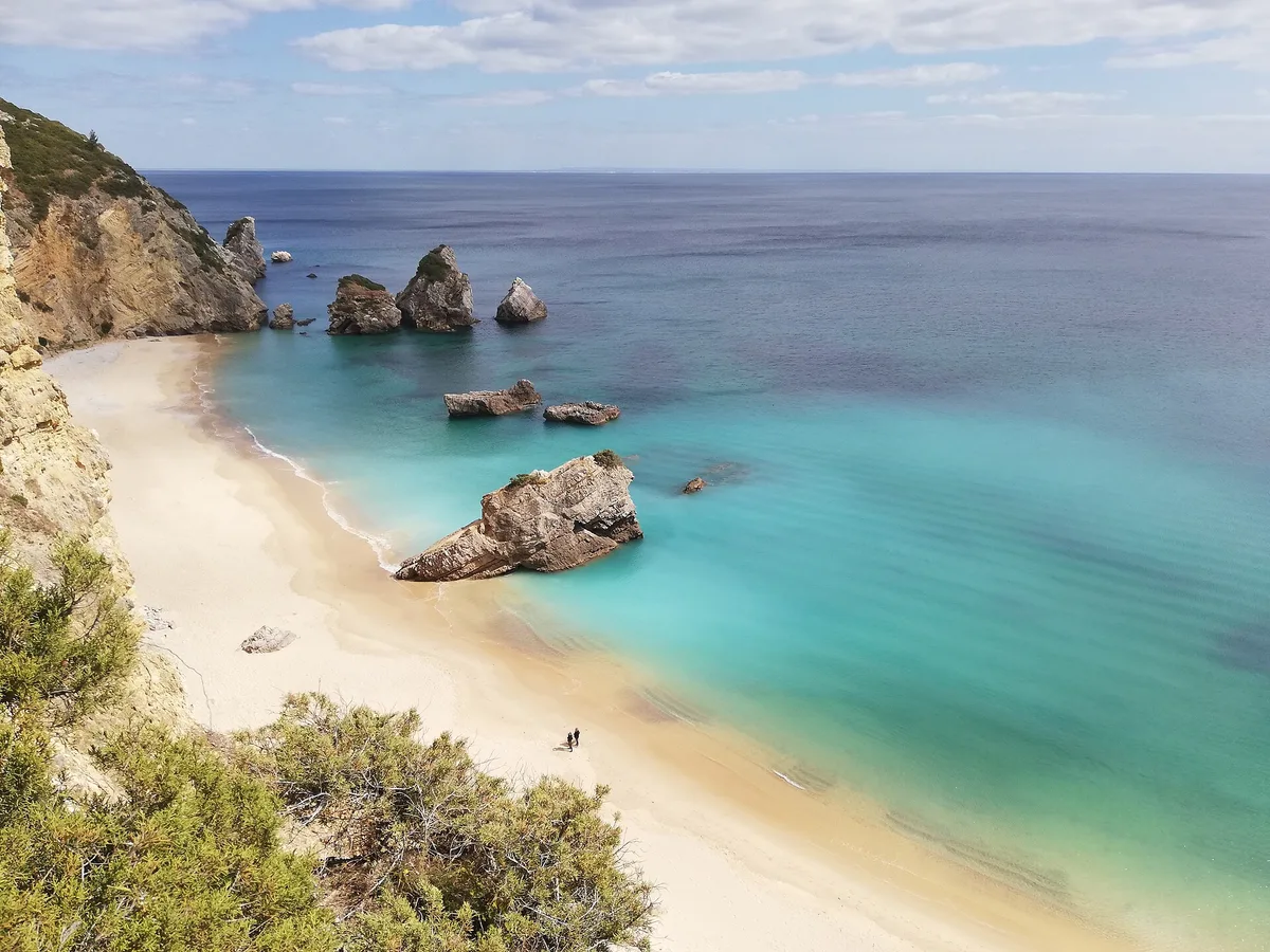 Plage de Portinho do Cavalo, Setúbal, Portuguese Atlantic, Portugal