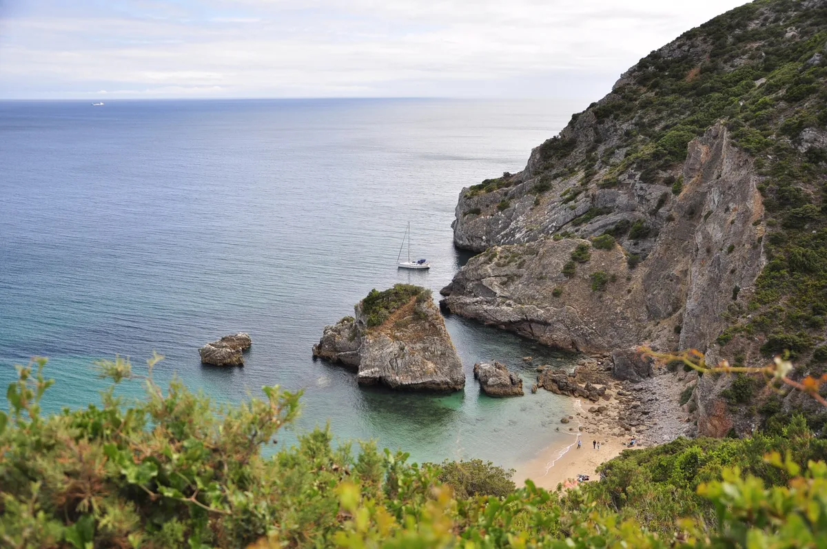Plage de Portinho do Cavalo, Setúbal, Portuguese Atlantic, Portugal — 4