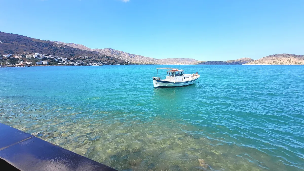 Plage d'Elounda, Agios Nikolaos, Crete, Grèce — 6