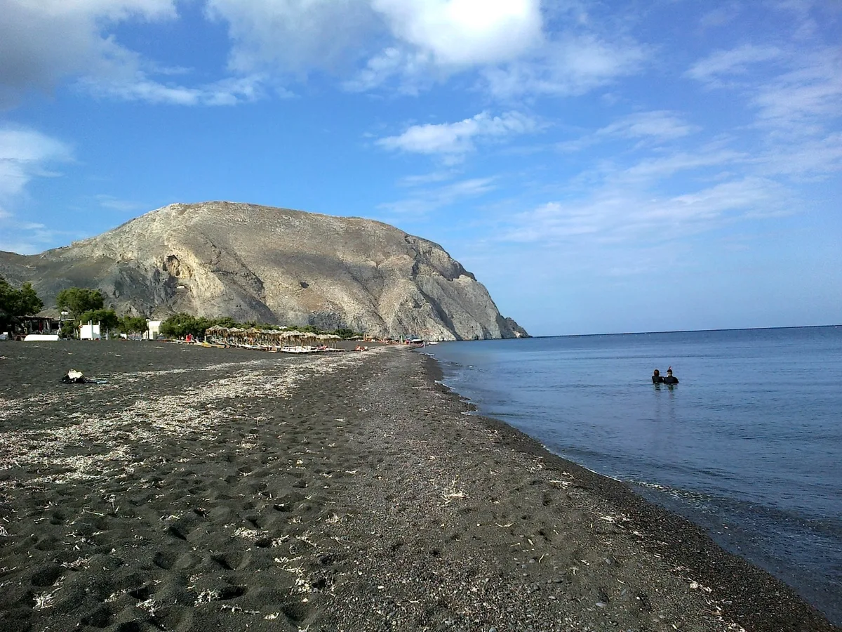 Playa de Perissa, Cyclades, Grecia — 4