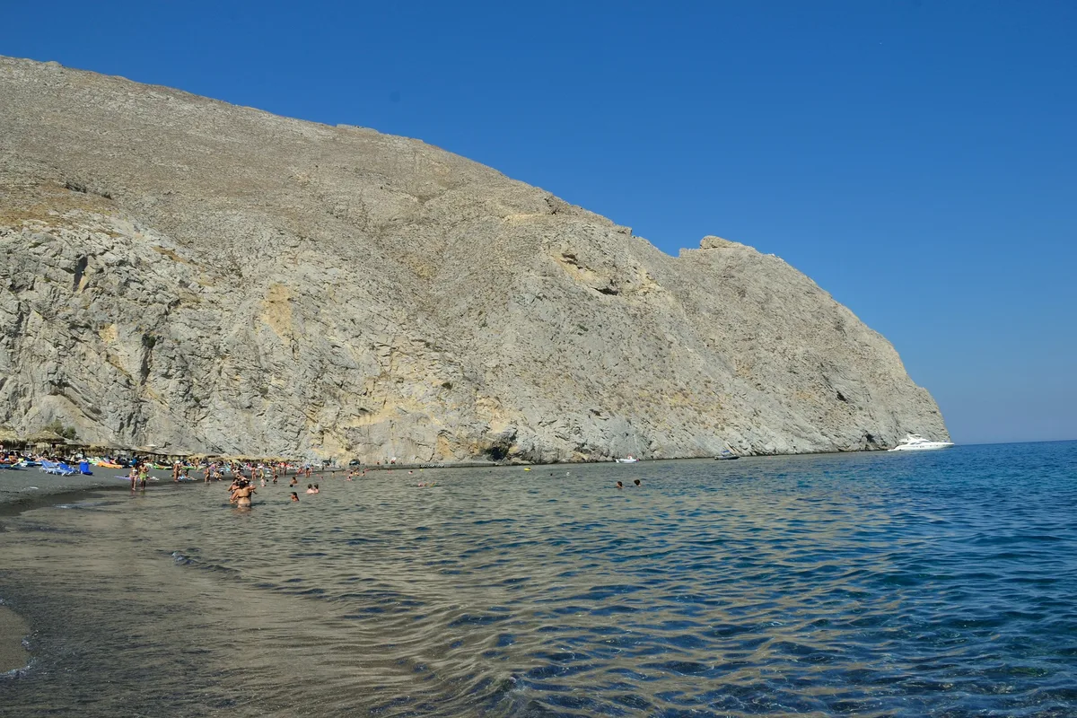 Playa de Perissa, Cyclades, Grecia — 2