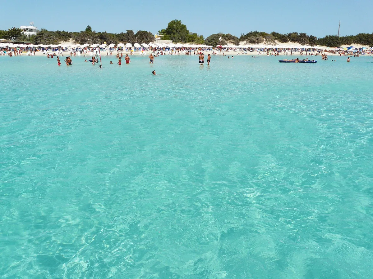Plage de Torre Chianca, Lecce, Puglia, Italie