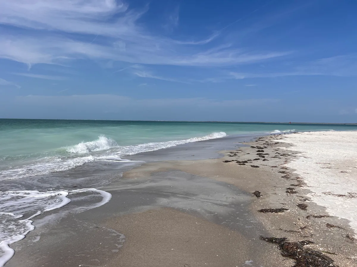 Egmont Key State Park Beach, Hillsborough County, Florida Gulf, United States
